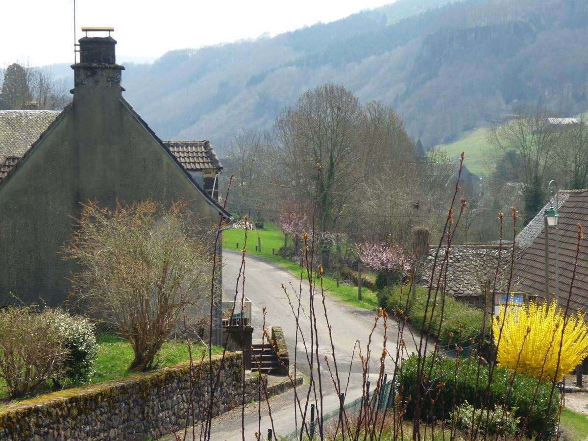 Auberge de l'Aspre Fontanges Exterior foto